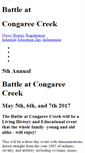 Mobile Screenshot of battleatcongareecreek.com